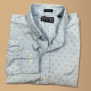 Rye by Hawker Rye polka dot button down shirt